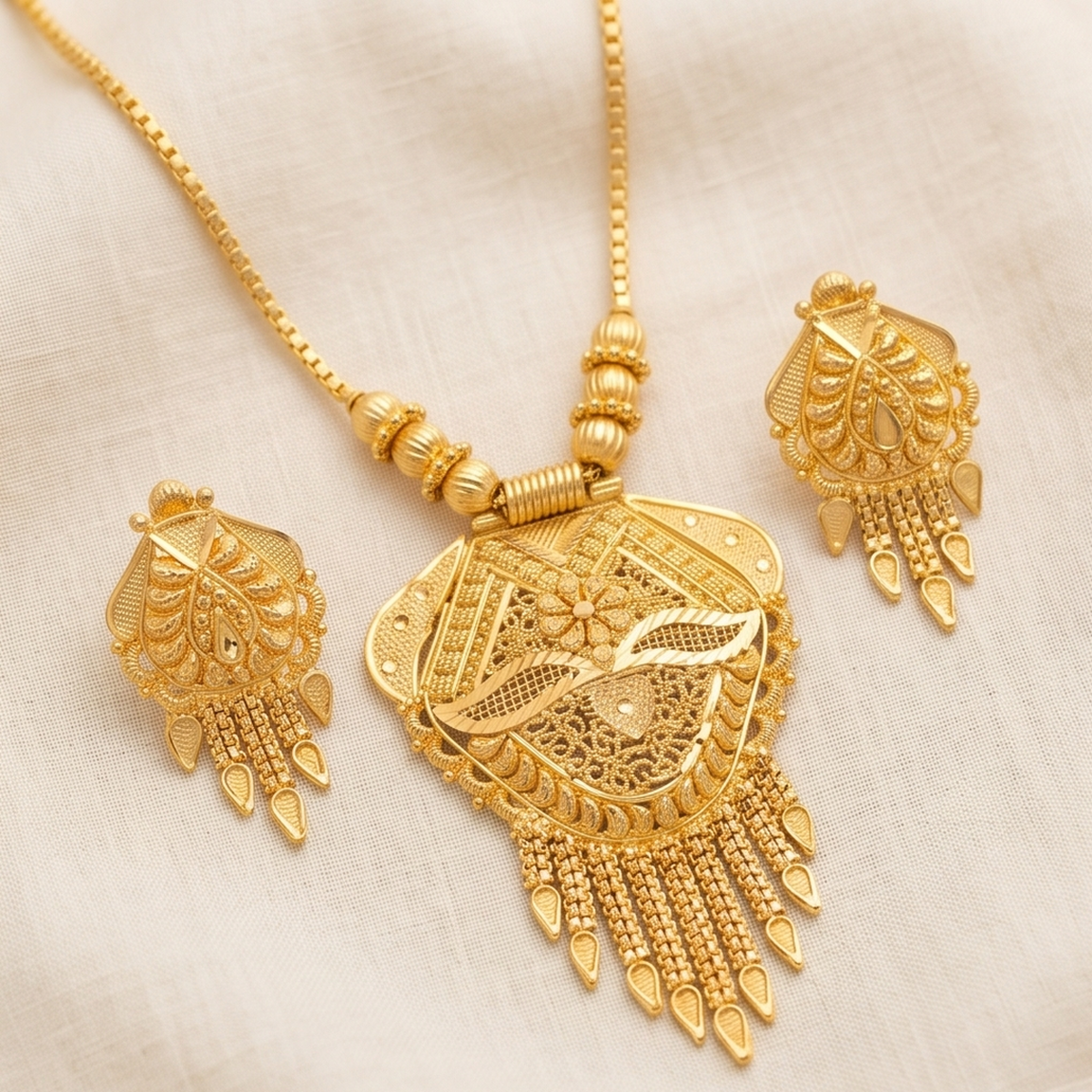 DIVYORO CLASSIC FRINGE GOLD SET