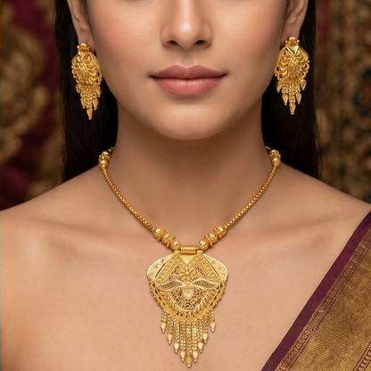 DIVYORO CLASSIC FRINGE GOLD SET