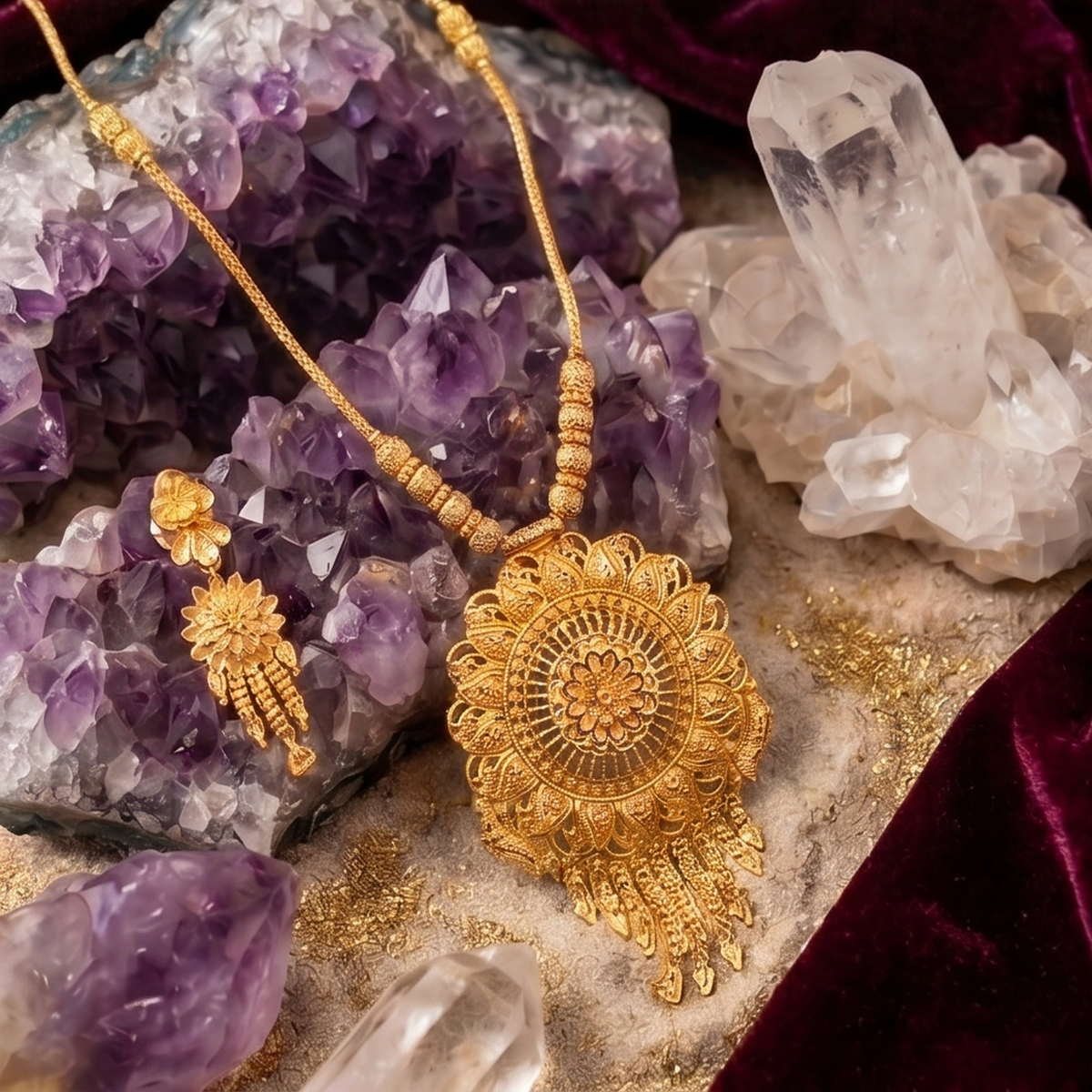 DIVYORO RADIANT SUN GOLD SET