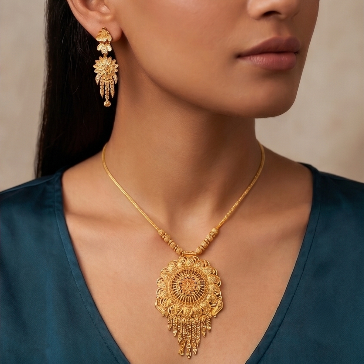 DIVYORO RADIANT SUN GOLD SET