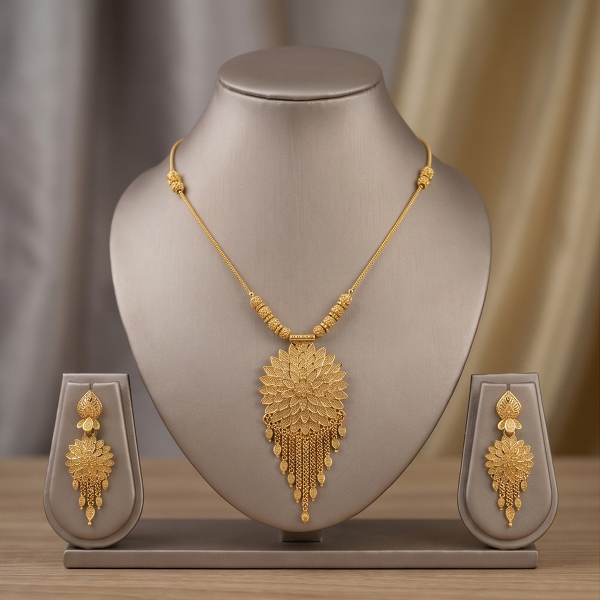 DIVYORO DELICATE PETAL GOLD SET
