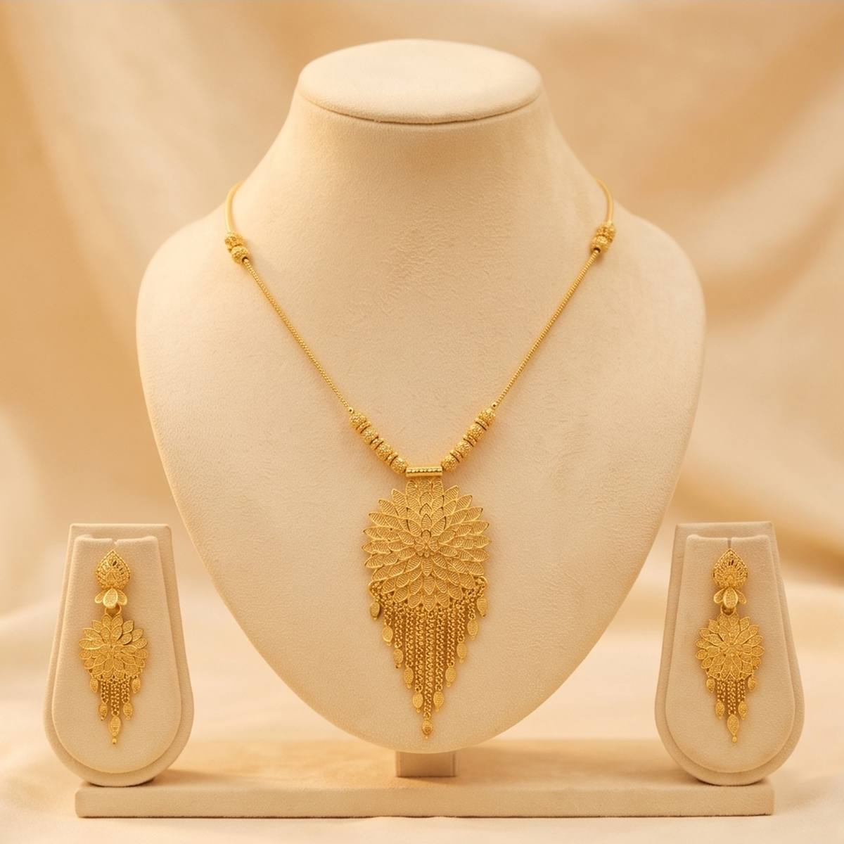 DIVYORO DELICATE PETAL GOLD SET