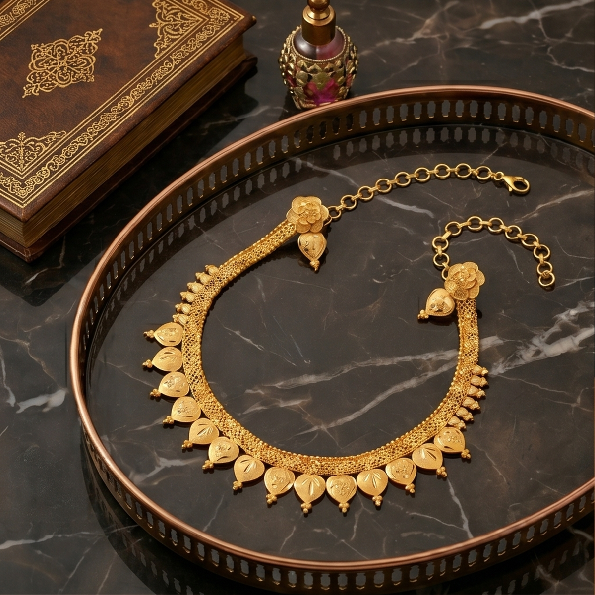 DIVYORO STAR MOTIF GOLD SET
