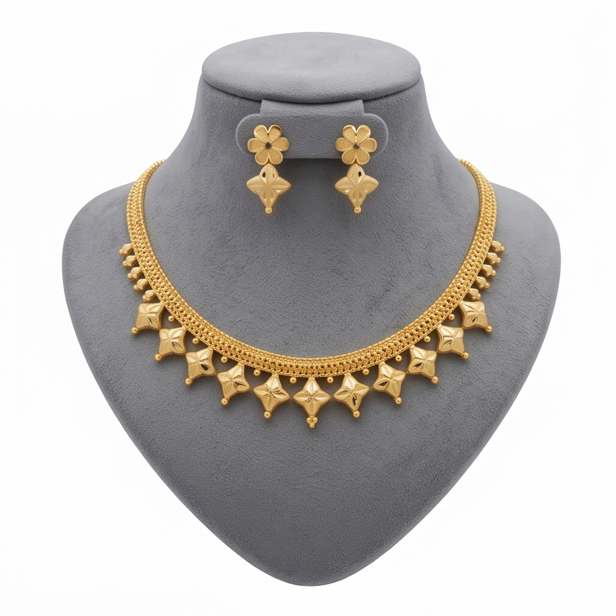 DIVYORO BEADED EDGE GOLD SET