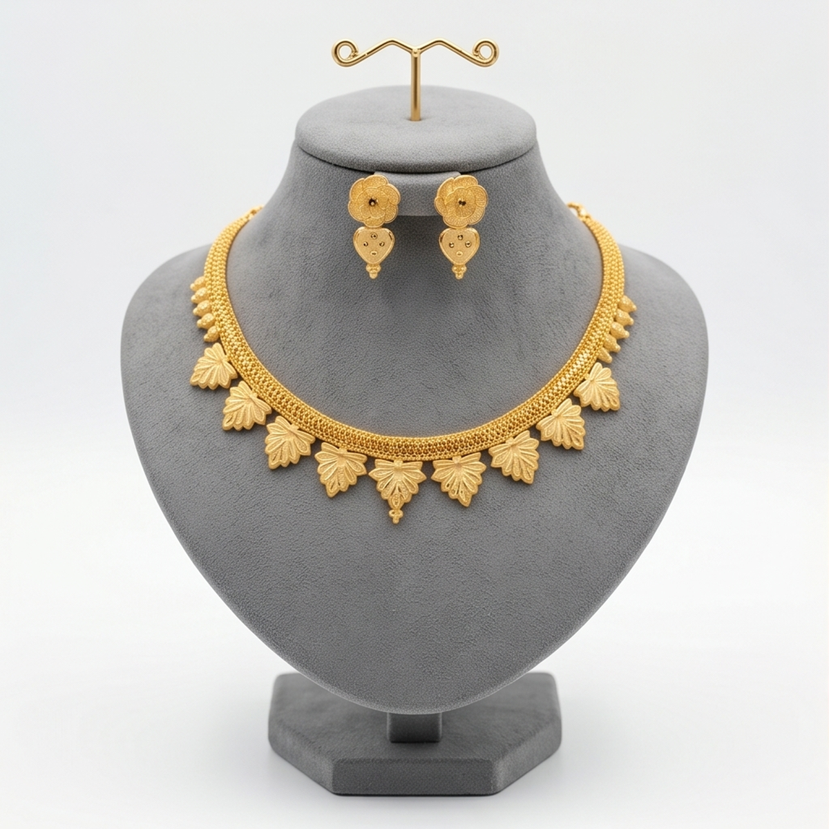 DIVYORO MINIMALIST TEARDROP GOLD SET