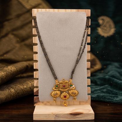 DIVYORO EXQUISITE HERITAGE MANGALSUTRA GOLD SET