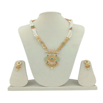 DIVYORO ROYAL LOTUS PENDANT JEWELRY SUITE