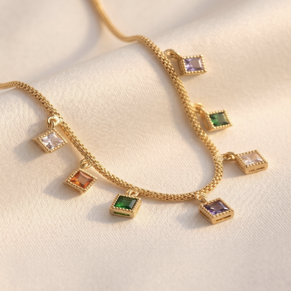 DIVYORO ENCHANTED MOMENTS DIAMOND SHAPE AD DOKIA CHAIN