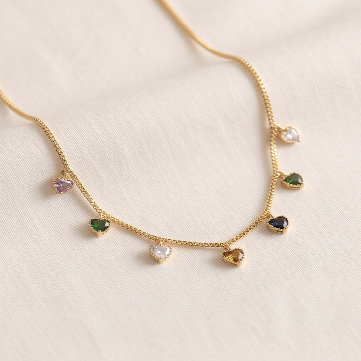 DIVYORO SWEETHEART SYMPHONY HEART SHAPE AD DOKIA CHAIN