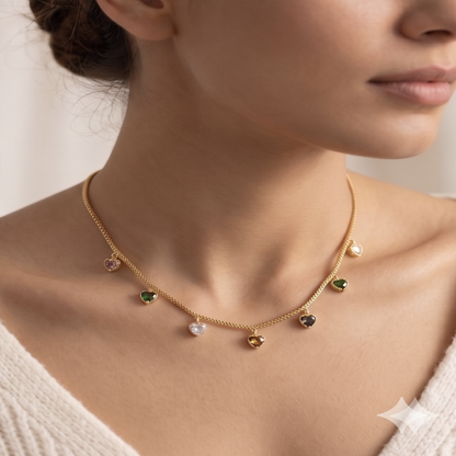 DIVYORO SWEETHEART SYMPHONY HEART SHAPE AD DOKIA CHAIN