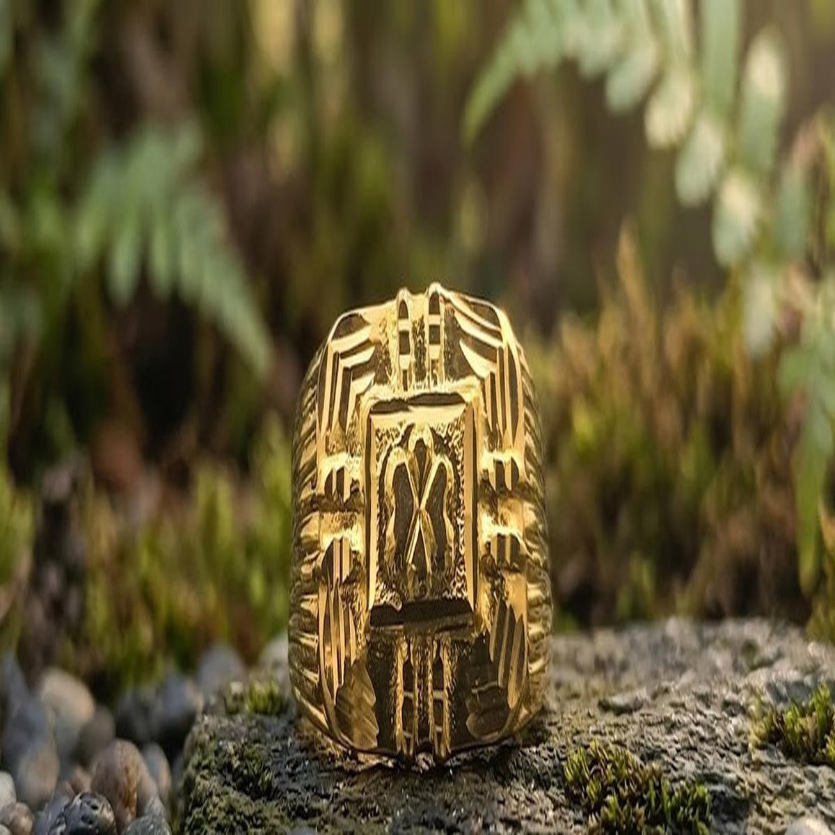 DIVYORO THE LORD GANESHA FLUTED SIGNET