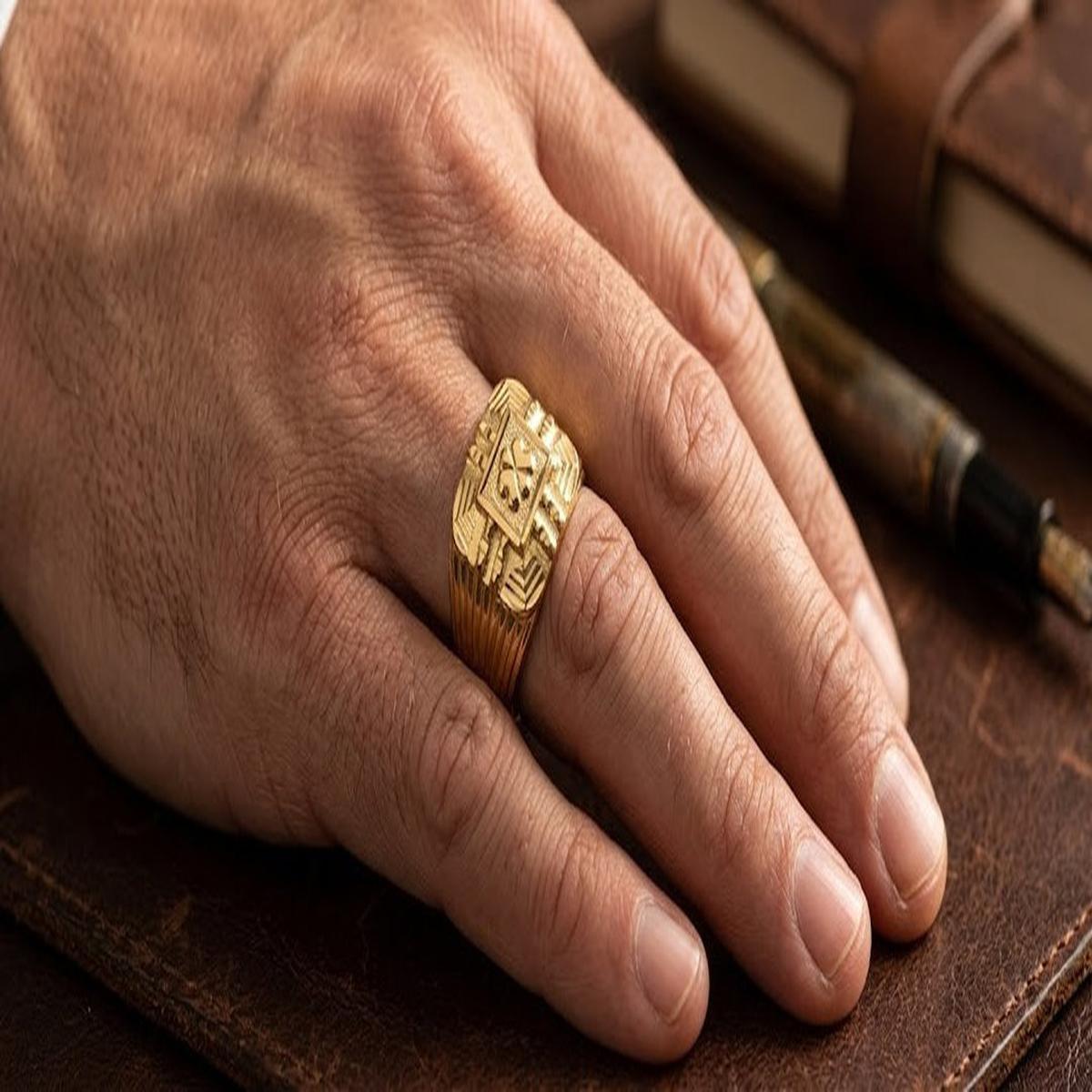 DIVYORO THE LORD GANESHA FLUTED SIGNET