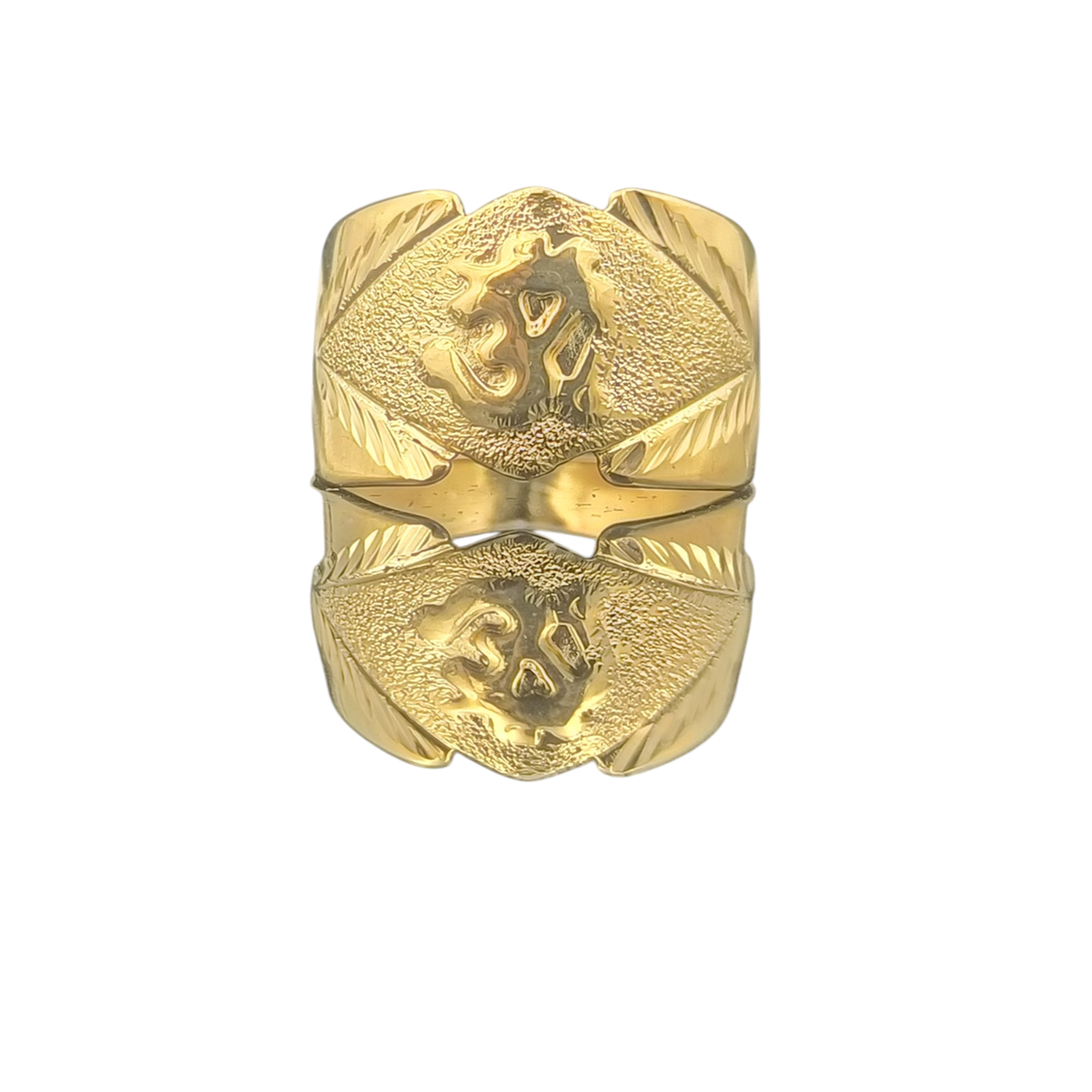 DIVYORO THE TEXTURED EYE-FRAME OM RING