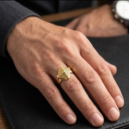 DIVYORO THE 3D DIAMOND-FACET RING