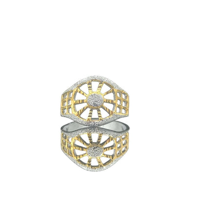DIVYORO THE OPENWORK SPOKE WHEEL RING