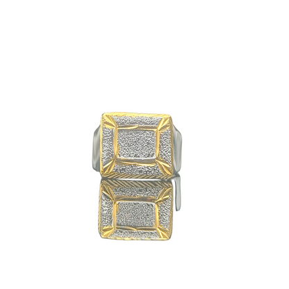 DIVYORO TWO-TONE FROSTED BRICK SIGNET
