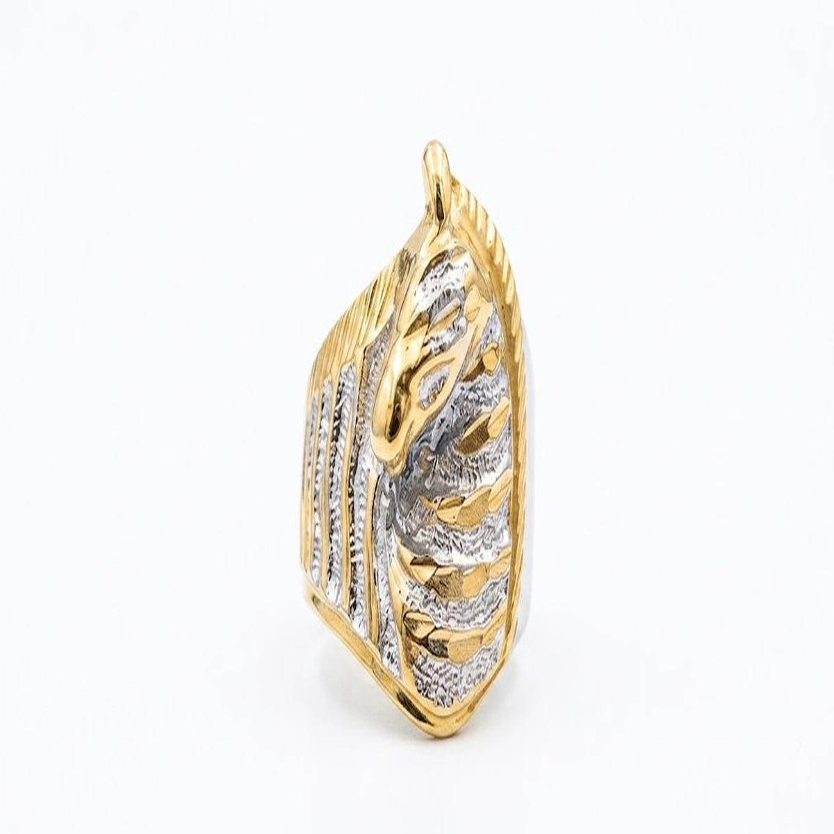 DIVYORO MAJESTIC HORSE TWO-TONE RING