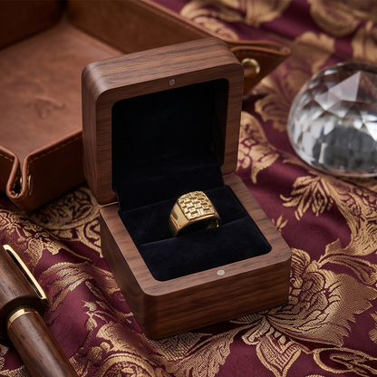 DIVYORO WOVEN LATTICE GOLD RING