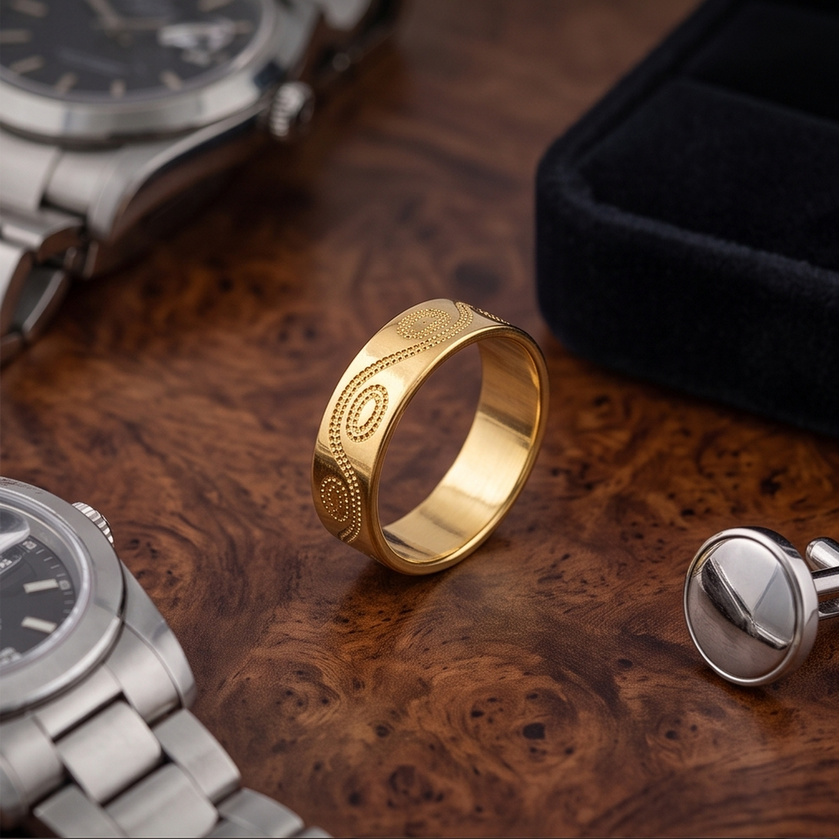 DIVYORO SWIRL MOTIF BAND