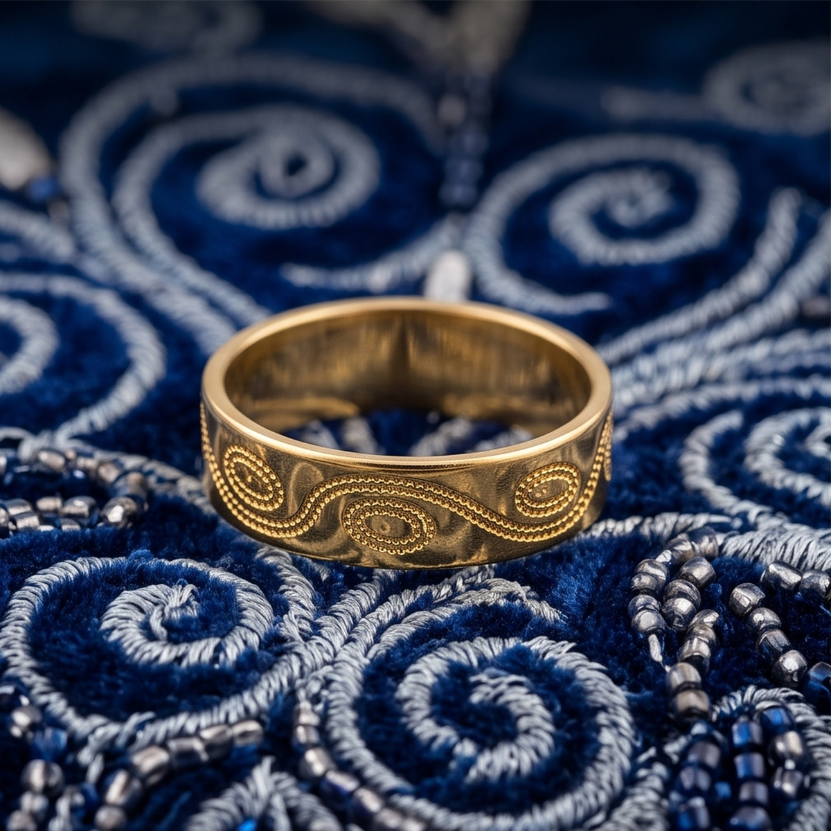 DIVYORO SWIRL MOTIF BAND