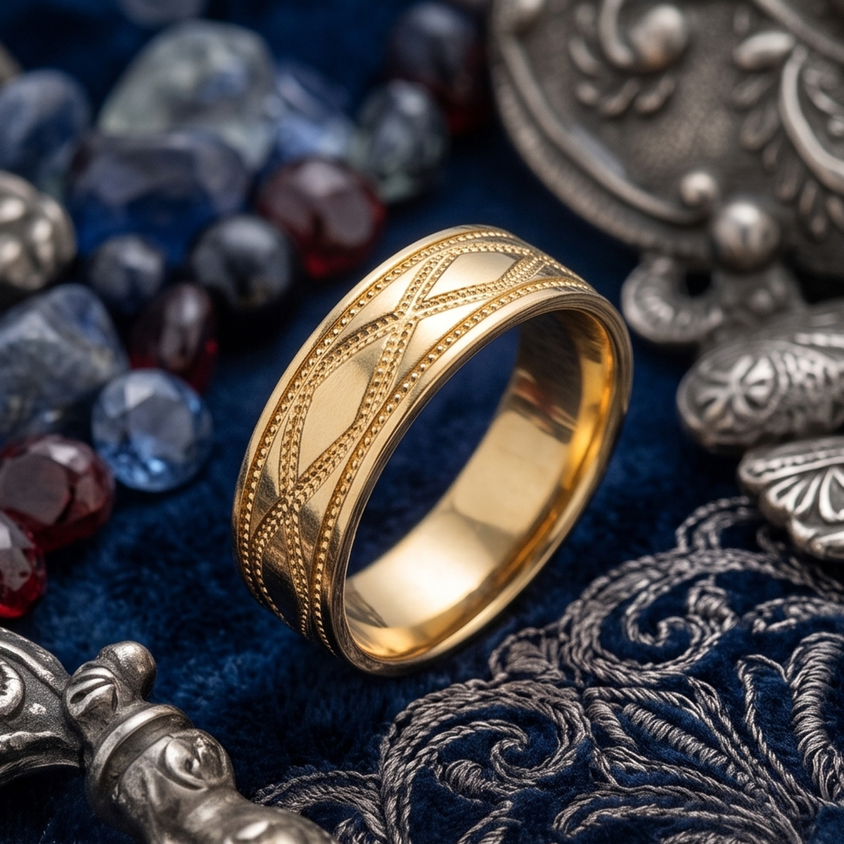 DIVYORO INTERWOVEN BEADED BAND