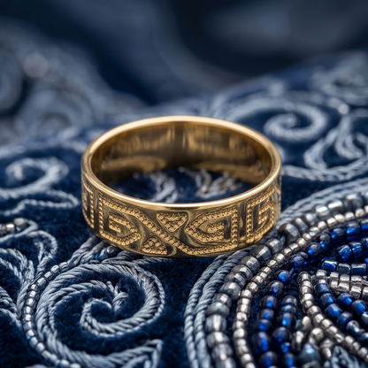 DIVYORO GEOMETRIC SCROLL BAND