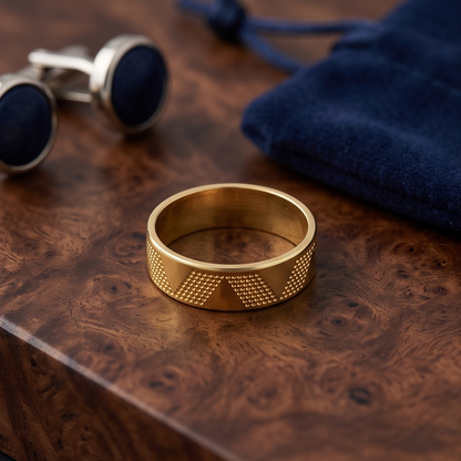 DIVYORO TEXTURED TRIANGULAR BAND