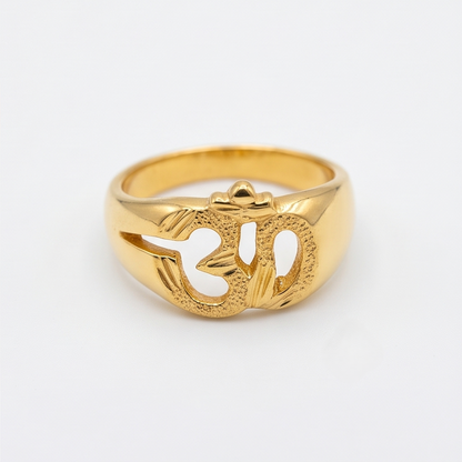 DIVYORO OM SYMBOL RING