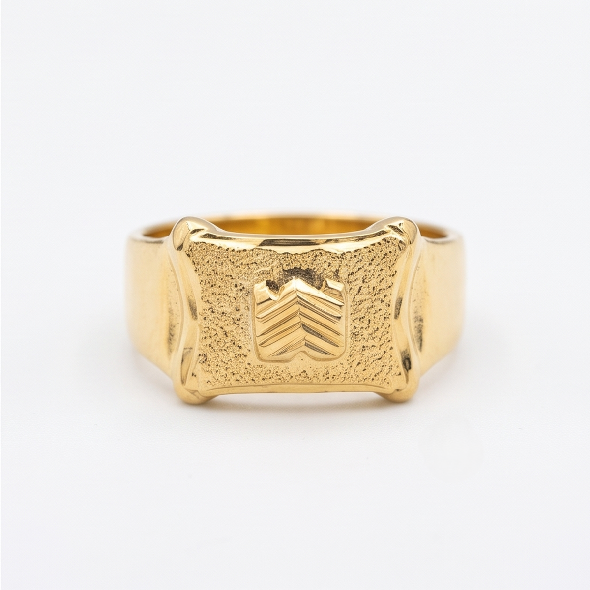 DIVYORO CHEVRON DETAIL RING