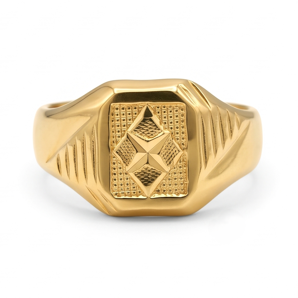 DIVYORO GRID STAR RING