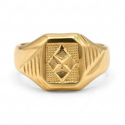 DIVYORO GRID STAR RING