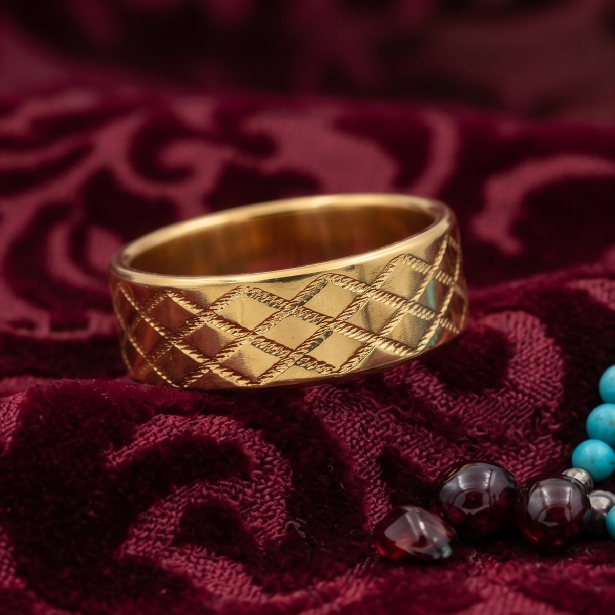 DIVYORO DIAMOND PATTERN BAND