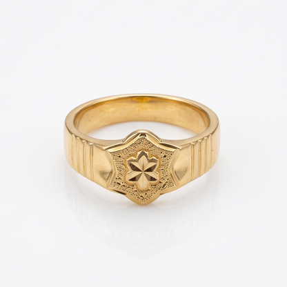 DIVYORO STAR FLORAL RING