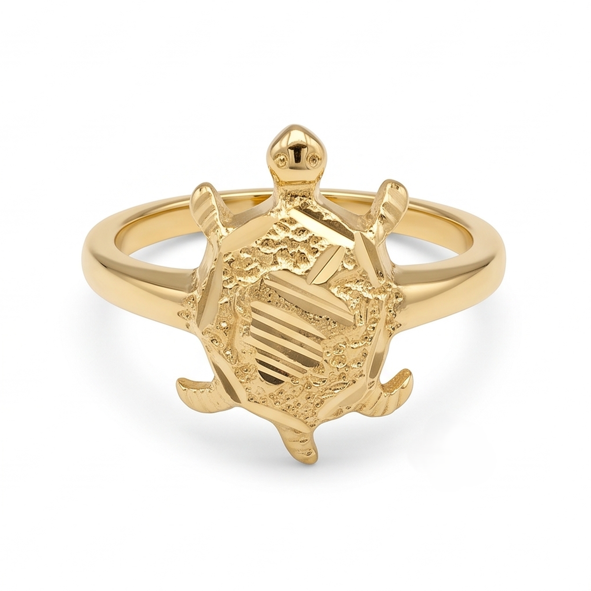 DIVYORO TEXTURED TURTLE RING
