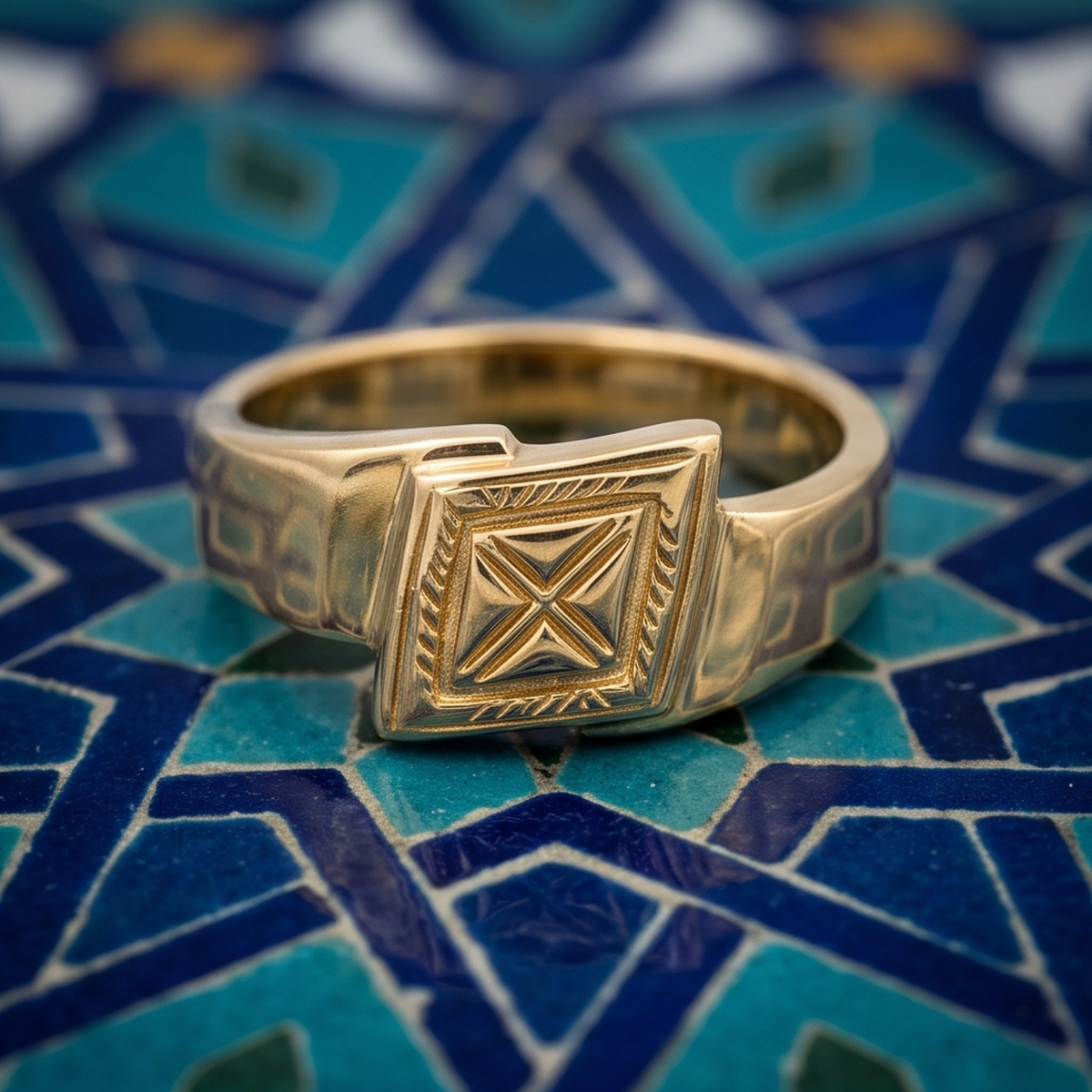 DIVYORO RHOMBUS STAR RING