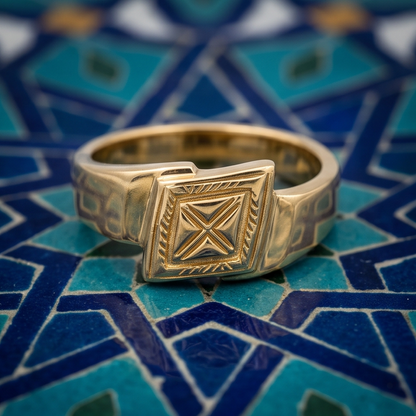 DIVYORO RHOMBUS STAR RING