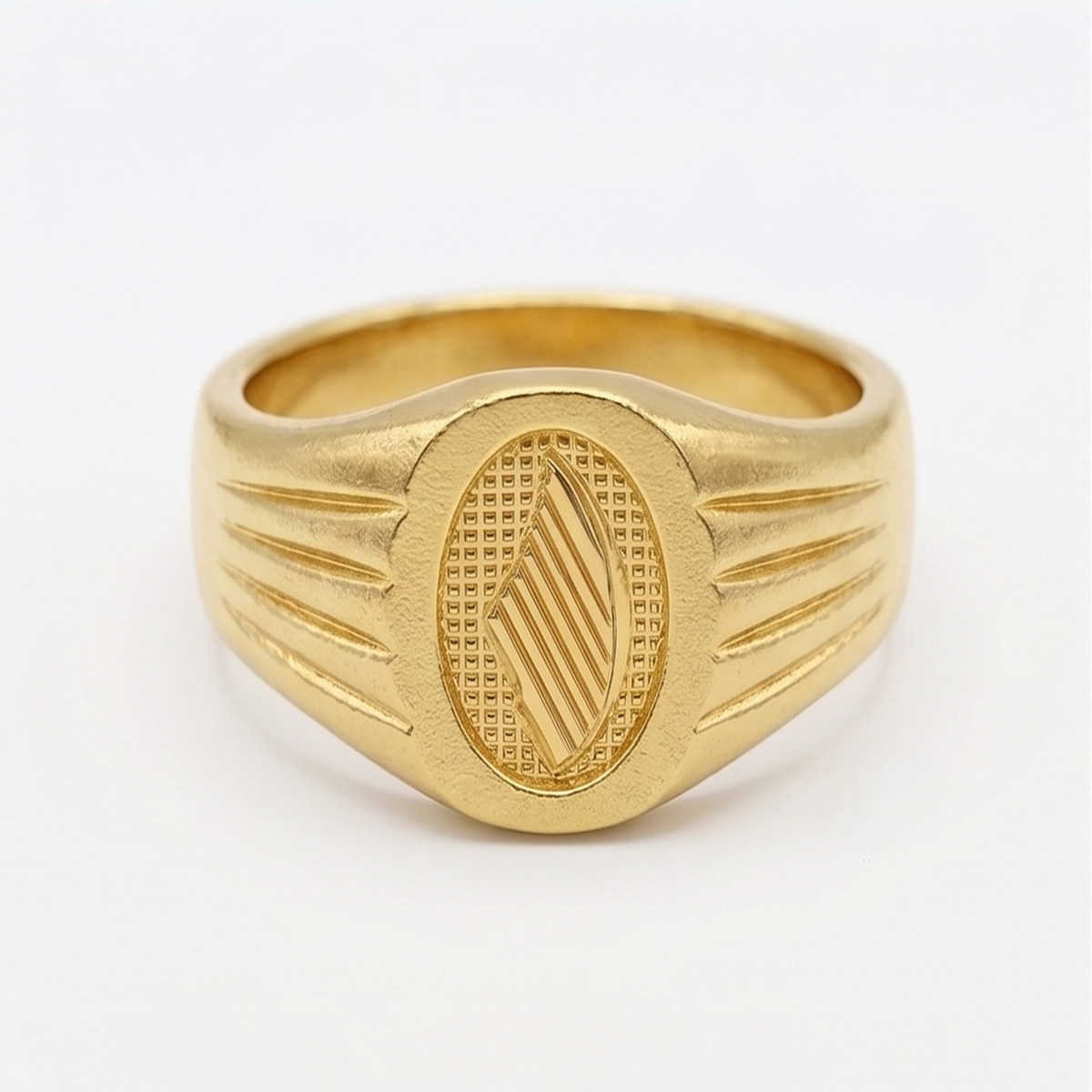 DIVYORO OVAL EMBLEM RING