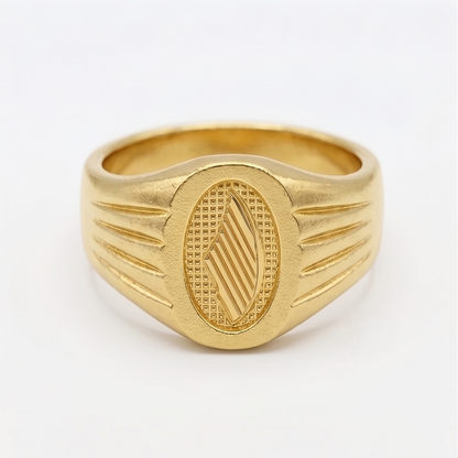 DIVYORO OVAL EMBLEM RING