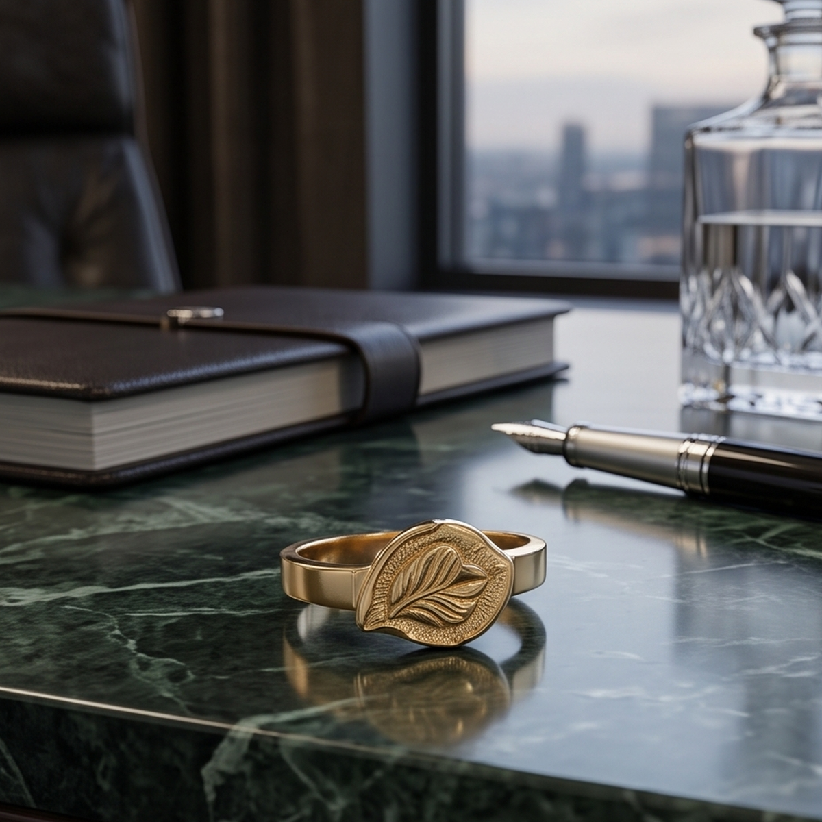 DIVYORO RADIANT STARBURST GOLD RING