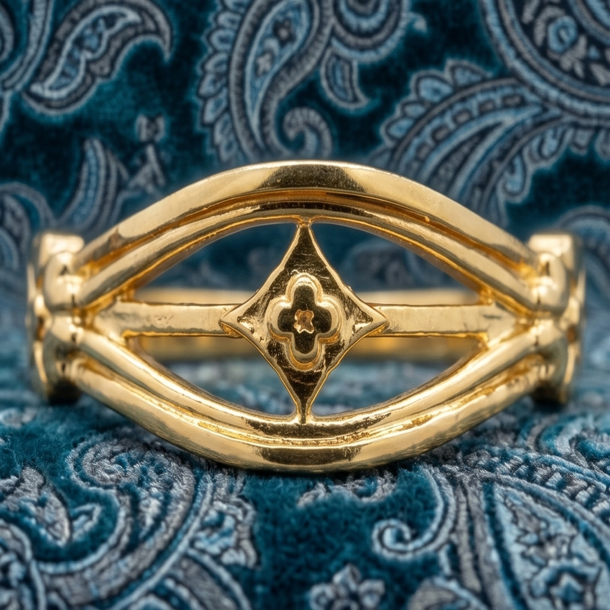 DIVYORO FEMALE FILIGREE CUTOUT RING