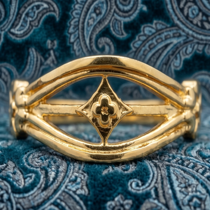 DIVYORO FEMALE FILIGREE CUTOUT RING