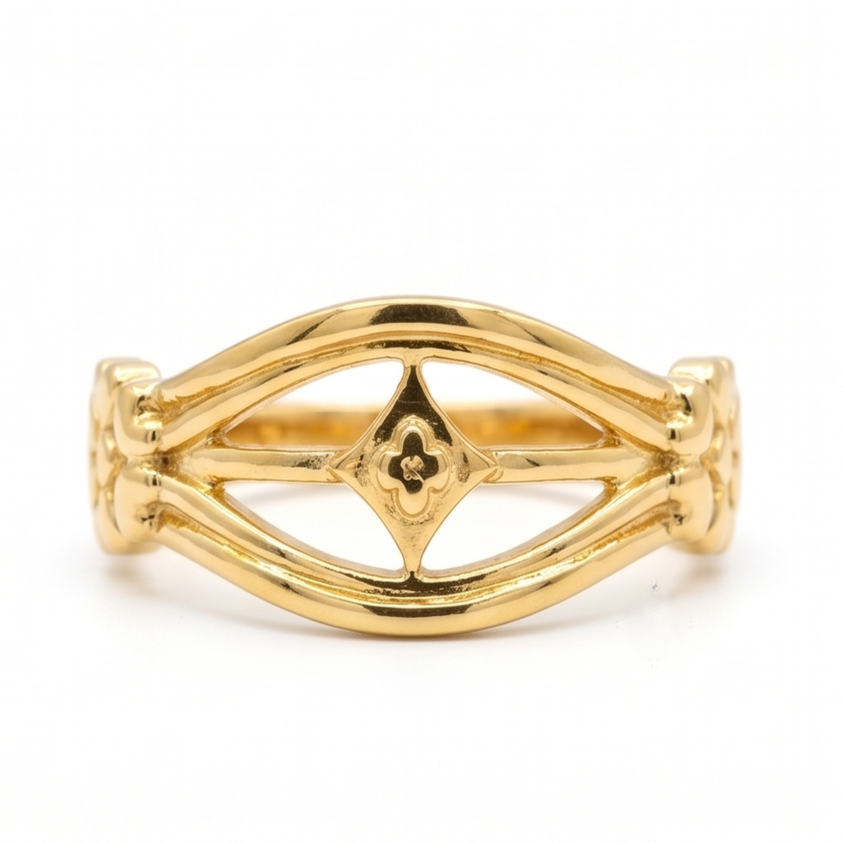 DIVYORO FEMALE FILIGREE CUTOUT RING