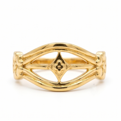 DIVYORO FEMALE FILIGREE CUTOUT RING