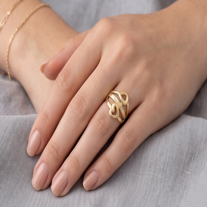 DIVYORO FEMALE HEART SHAPE RING