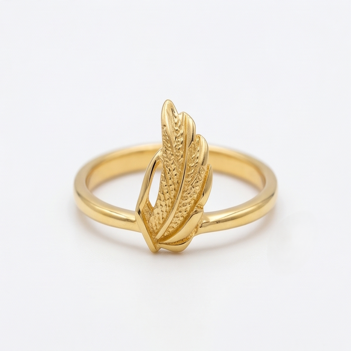 DIVYORO HEART CUTOUT GOLD RING