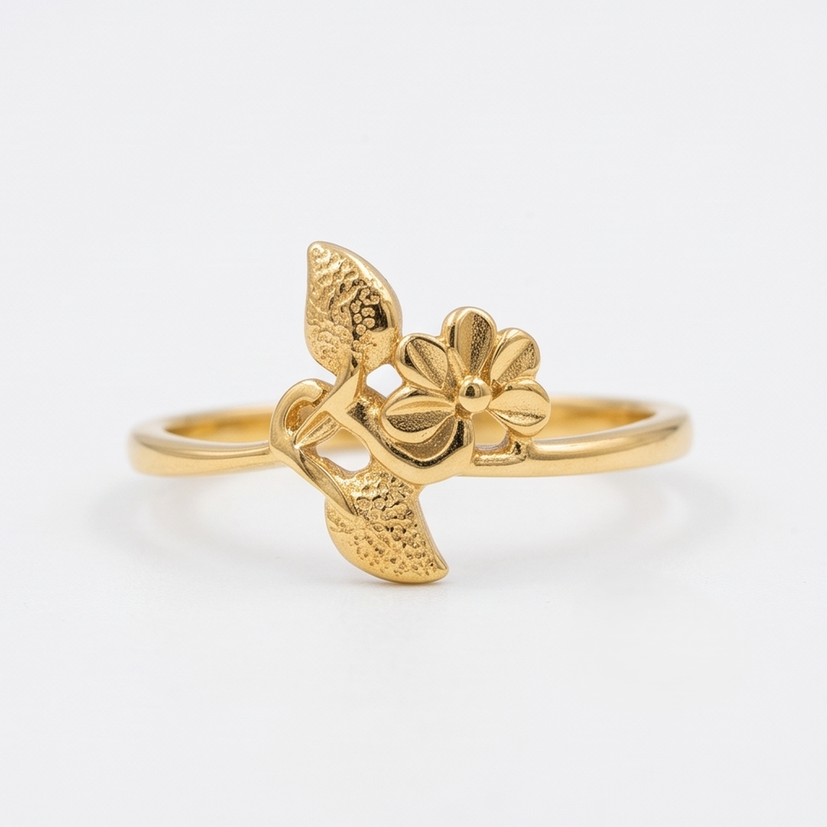 DIVYORO BEADED LINK GOLD RING