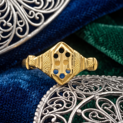 DIVYORO EMBLEM GOLD RING
