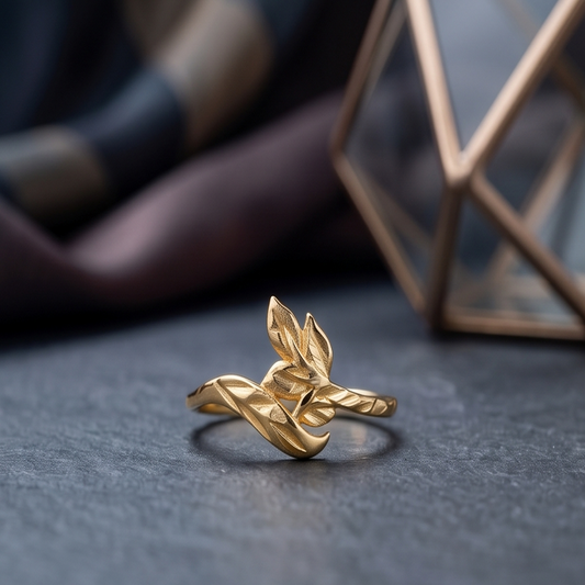 DIVYORO SYMBOL GOLD RING