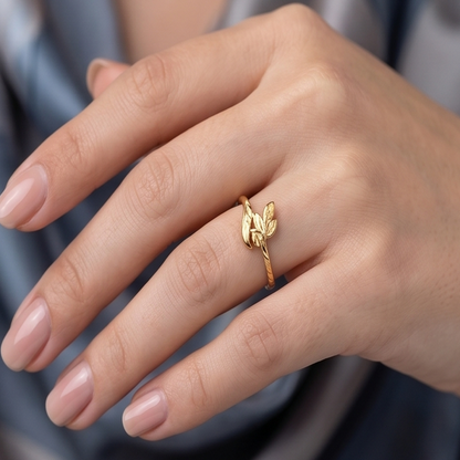 DIVYORO SYMBOL GOLD RING