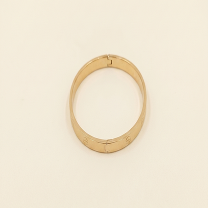DIVYORO MESH GRID SCREW MOTIF HINGED KADA